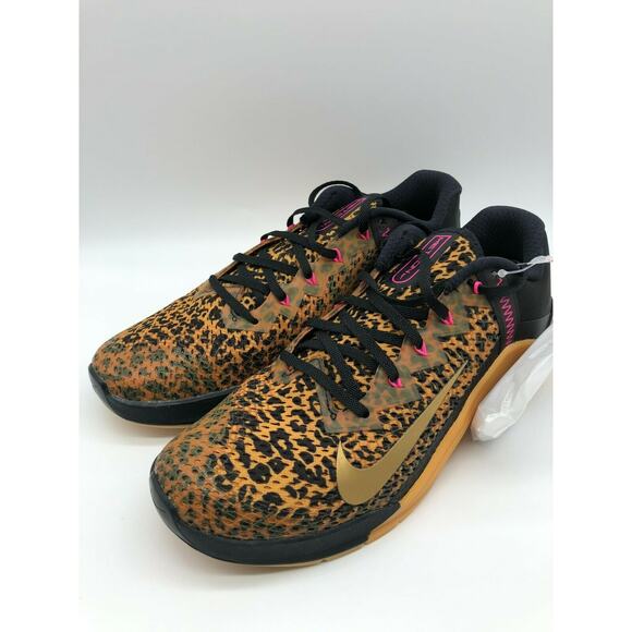 Nike Women's Metcon 6 Cheetah Pink Training Weightlifting AT3160 096 Size 12 - Picture 9 of 12